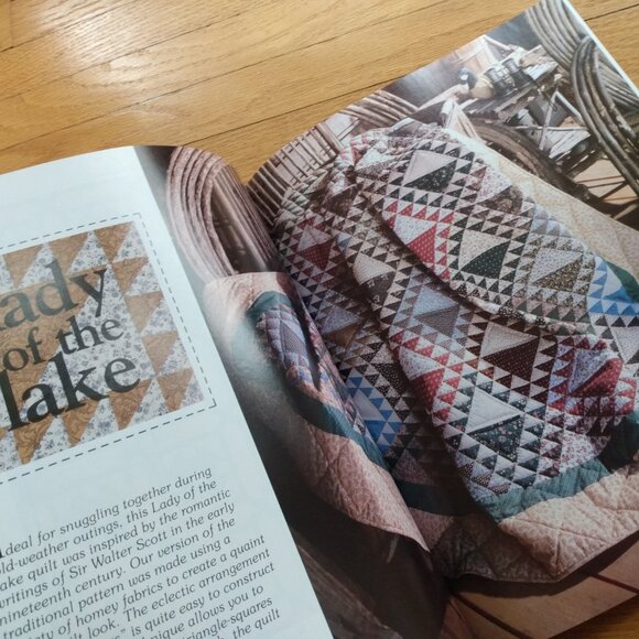 Vintage Quilting Sewing Patterns Book 14 Quilts 16 Small Projects Winter Warmers - Picture 12 of 13